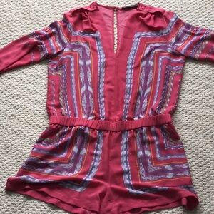 BCBGMAXAZRIA soren romper size M